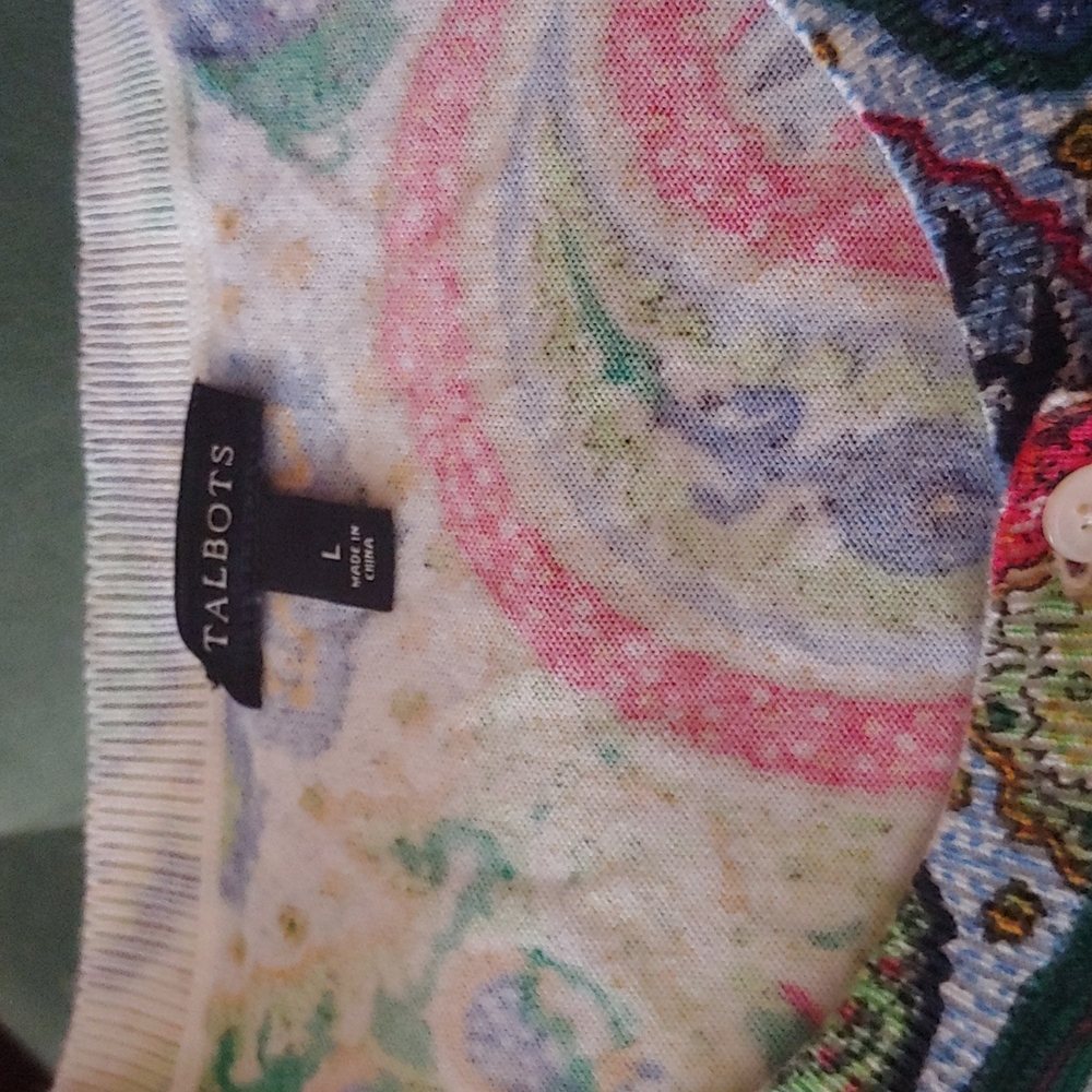 Talbot Colorful Cardi - Picture 2 of 4
